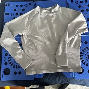 SEFI Timeless Ribbed Long Sleeve Top - Taupe Gray